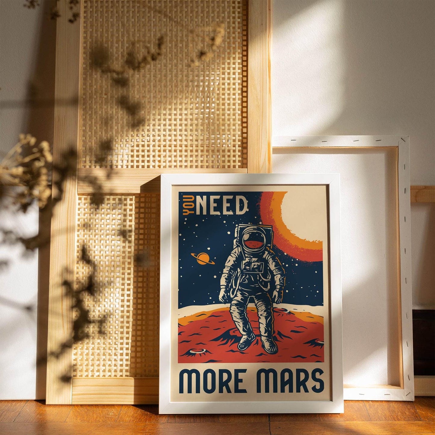 You Need More Mars - Motivational Space Poster - HypeSheriff Europe