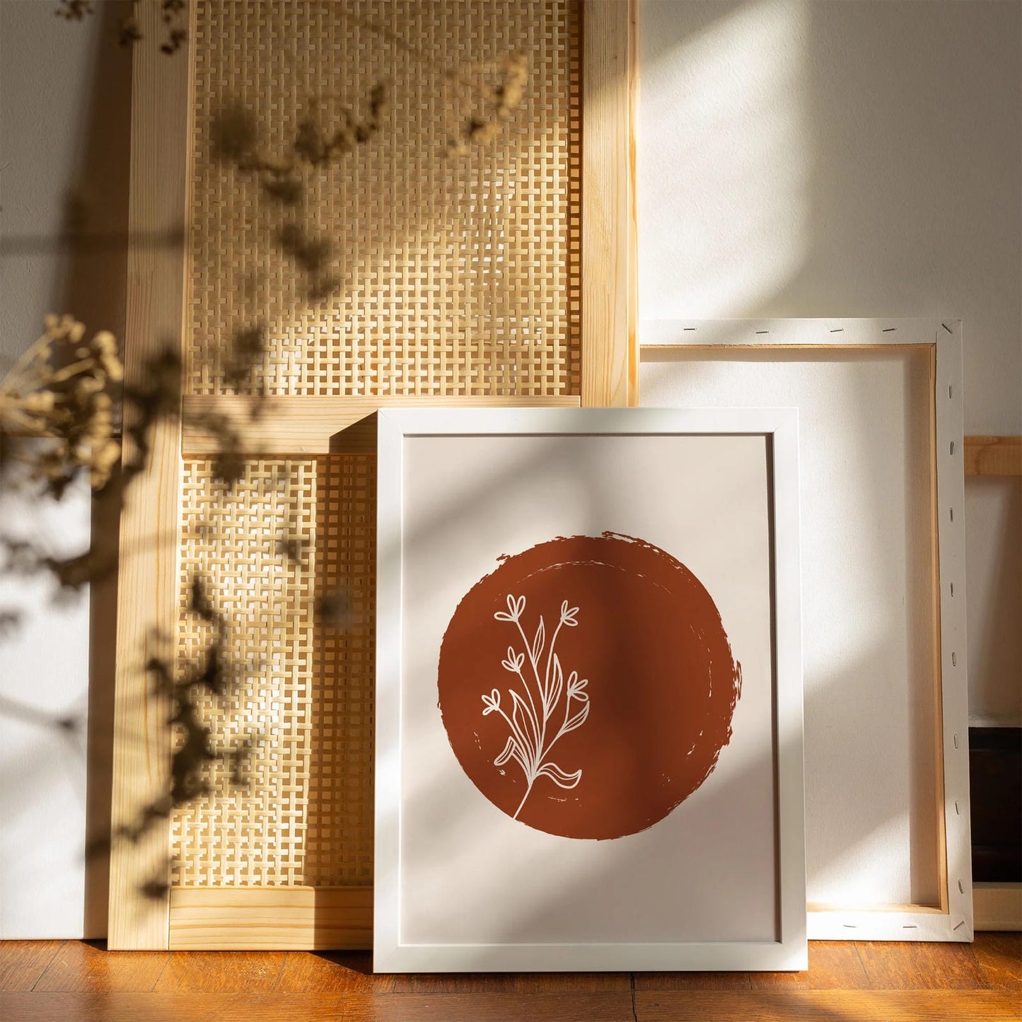 Boho Floral Abstract Print