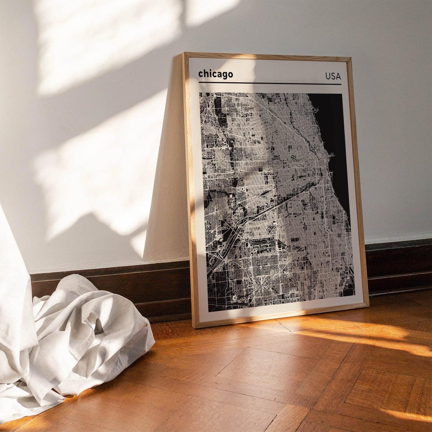 Chicago Map Poster - HypeSheriff Europe