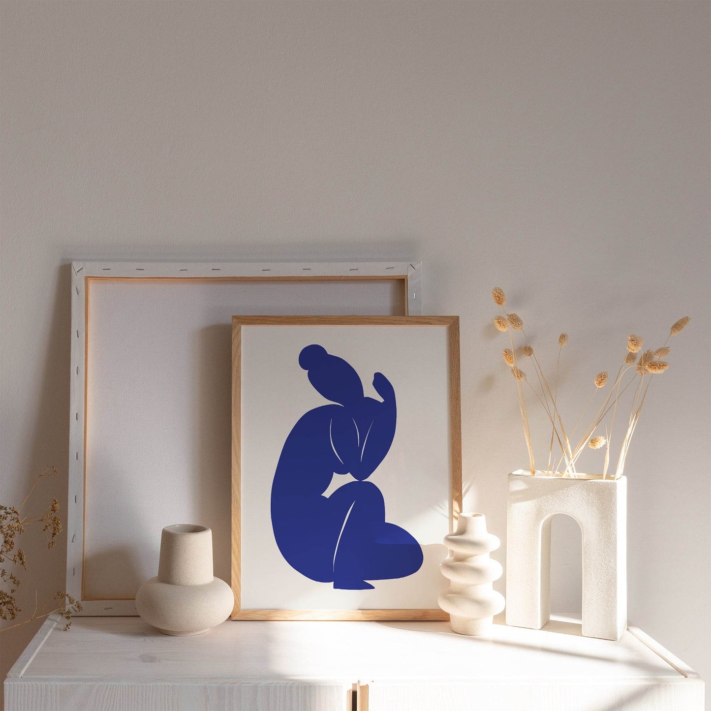 Blue Nude Woman Poster - HypeSheriff Europe