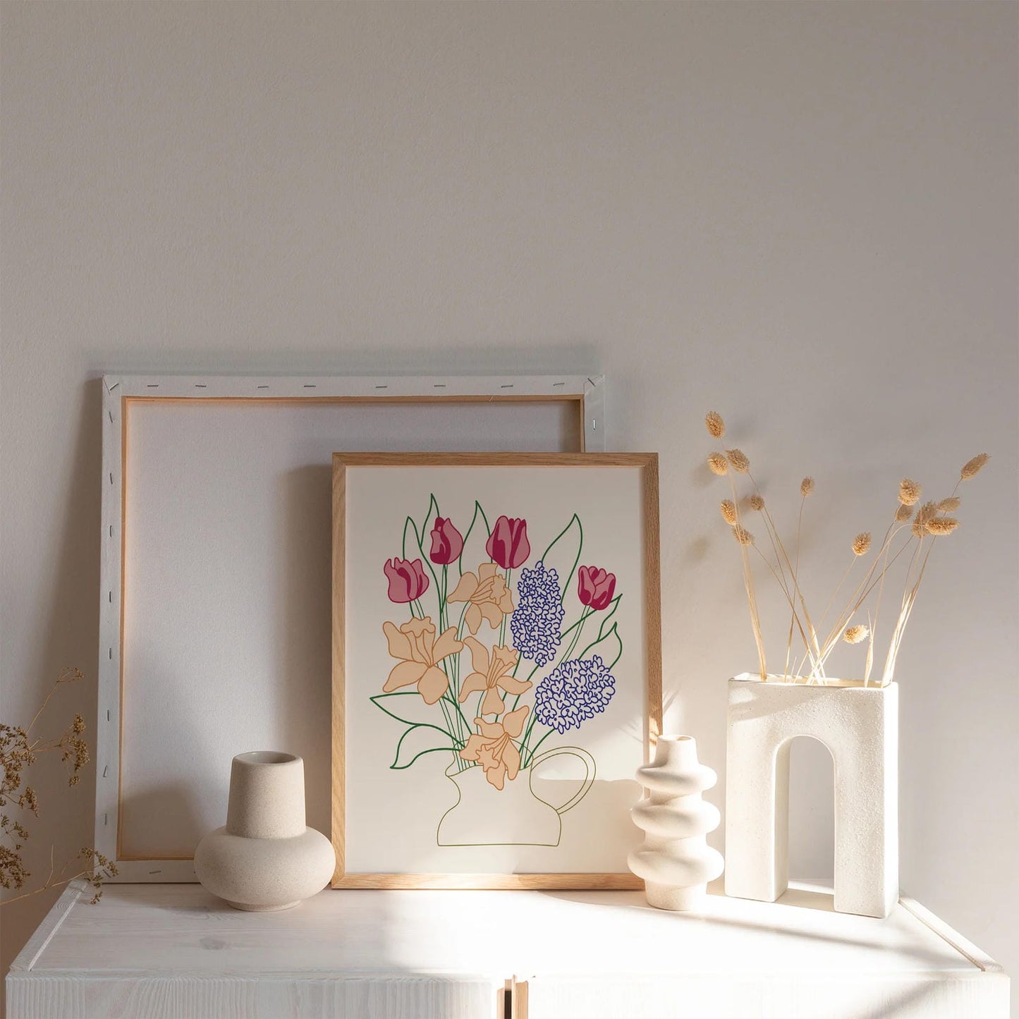 Vintage Flower Bouquet Poster