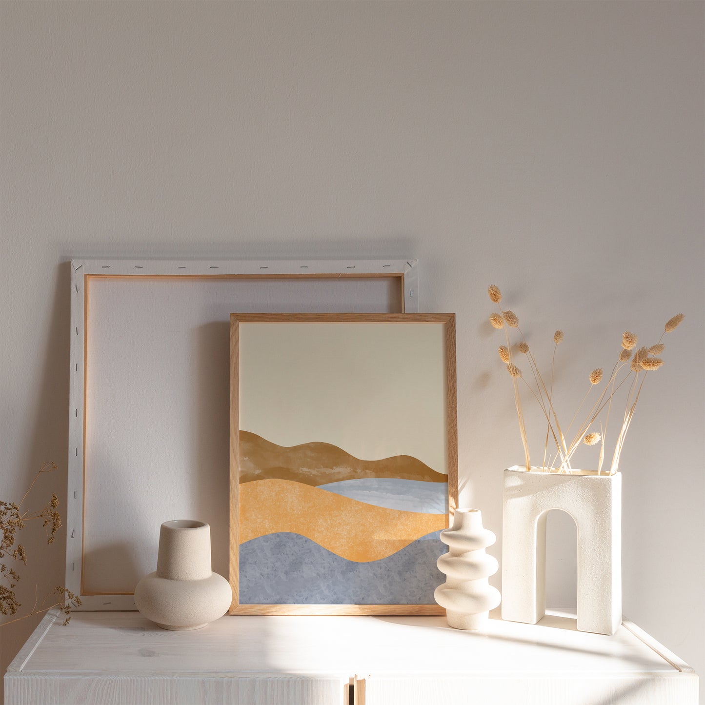 Set of 3 Mid Century Landscape Posters