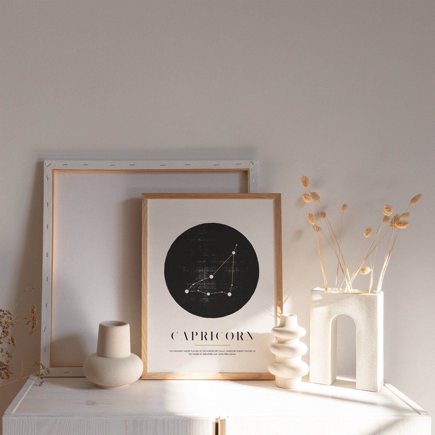 Capricorn Zodiac Art Print - HypeSheriff Europe