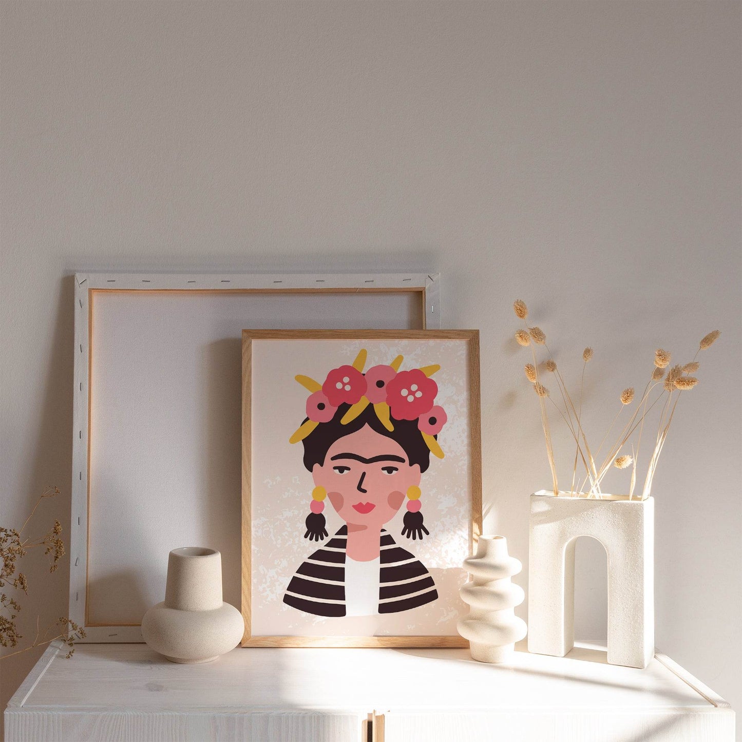 Cute Frida Kahlo Poster Print - HypeSheriff Europe