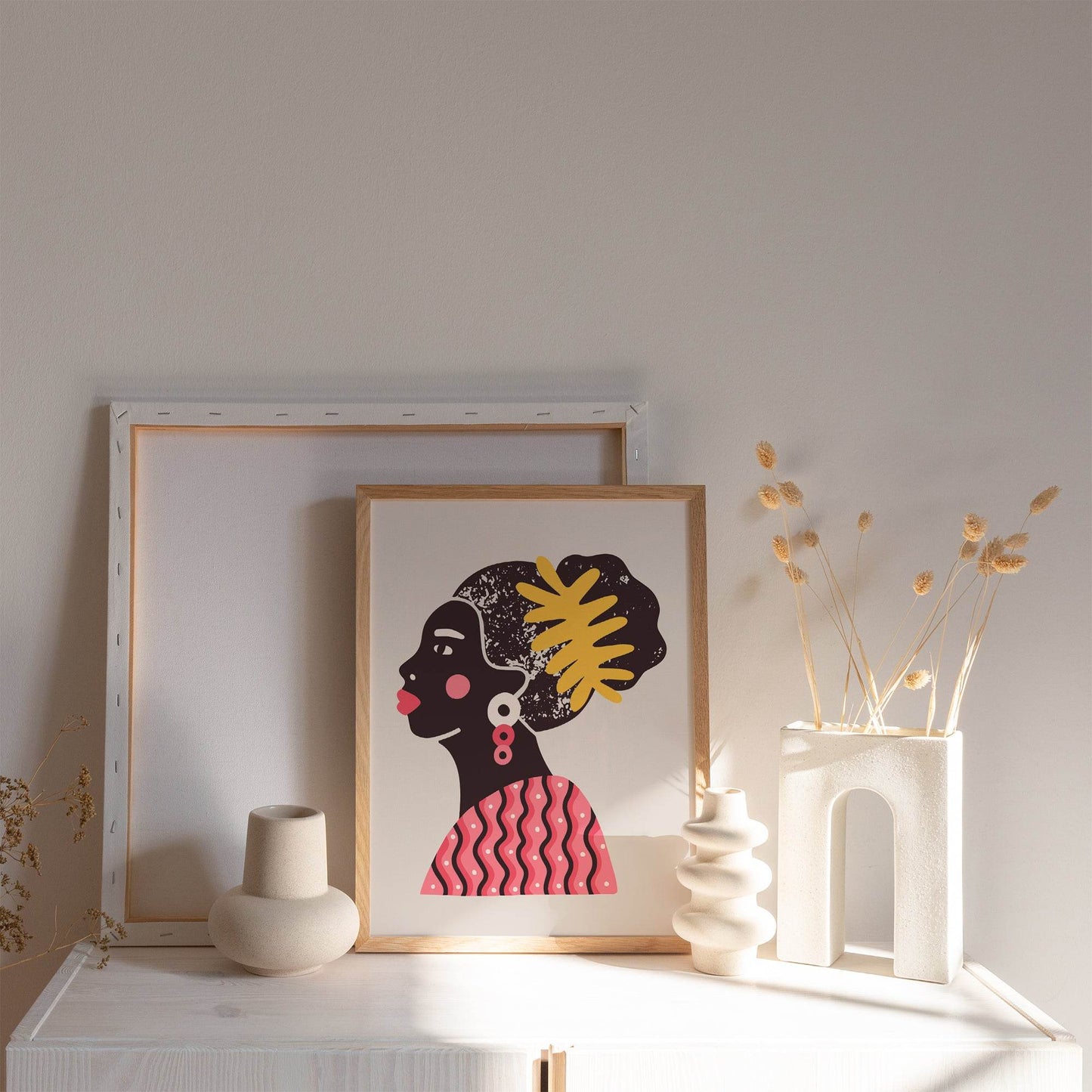 African Lady Portrait Poster - HypeSheriff Europe