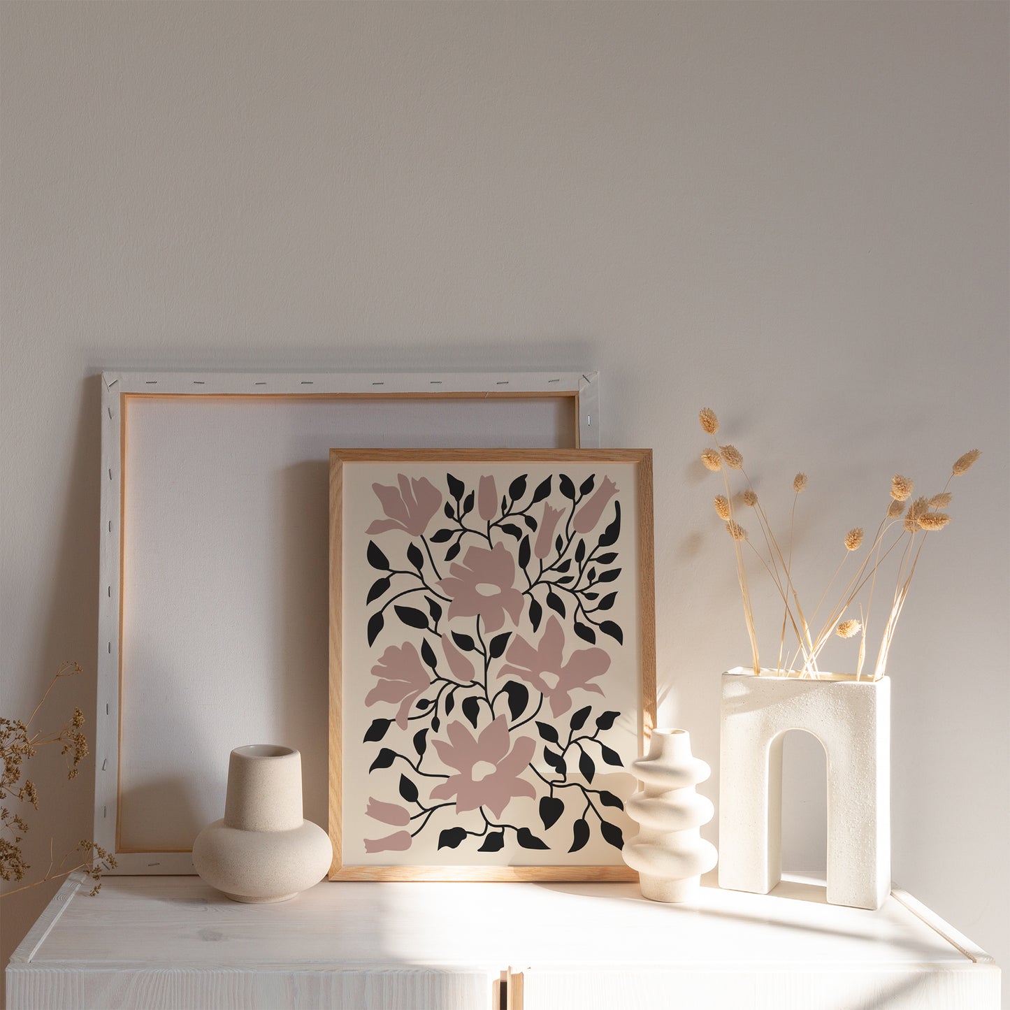 Modern Floral Hand Drawn Poster