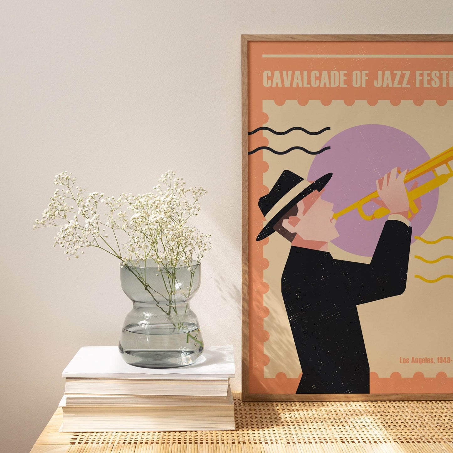 Cavalcade of Jazz Festival Poster Print - HypeSheriff Europe