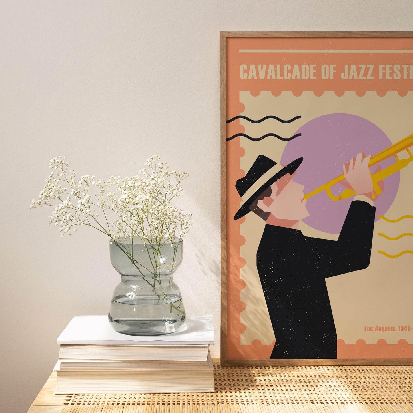 Cavalcade of Jazz Festival Poster Print - HypeSheriff Europe