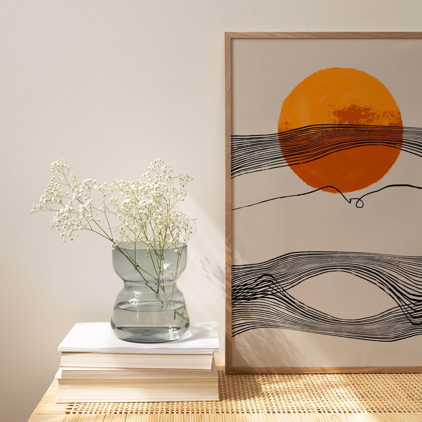 Handdrawn Sunset Print - HypeSheriff Europe