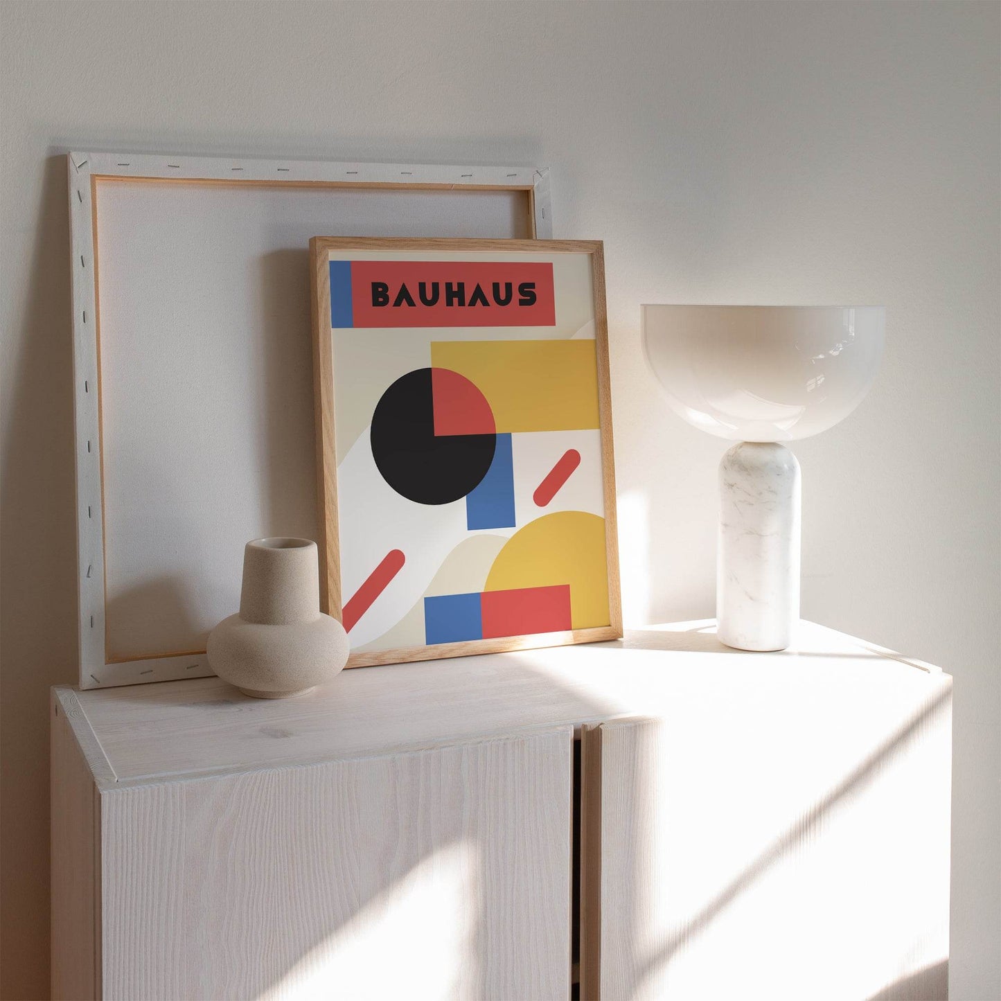 Minimal Geometric Bauhaus Poster - HypeSheriff Europe