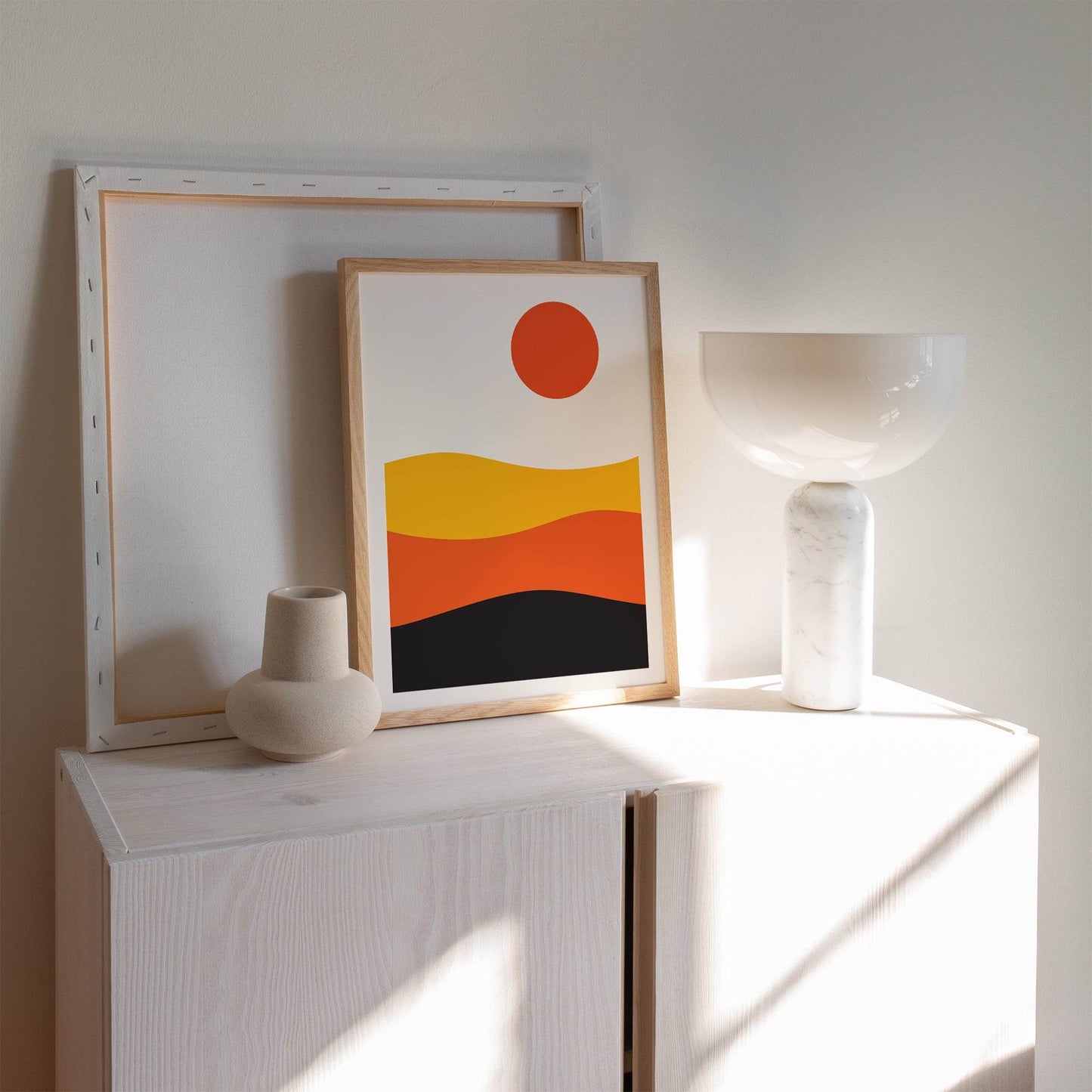 Mid-Century Modern Sunset Print - HypeSheriff Europe
