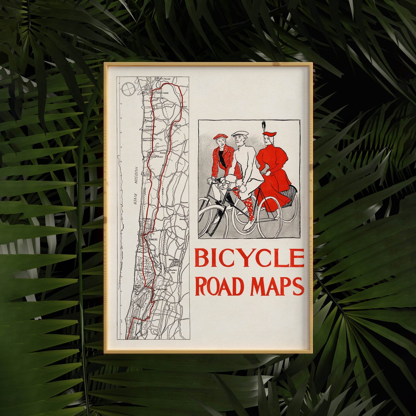 Houston River Cycling Poster - HypeSheriff Europe