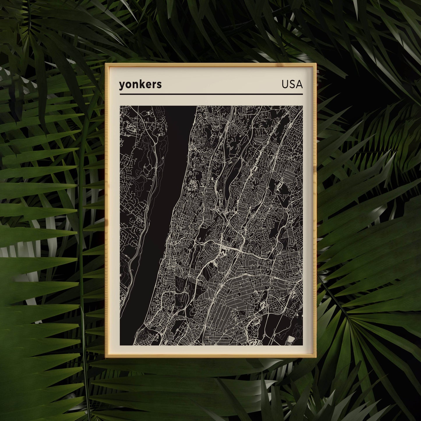 Yonkers Map Poster - HypeSheriff Europe