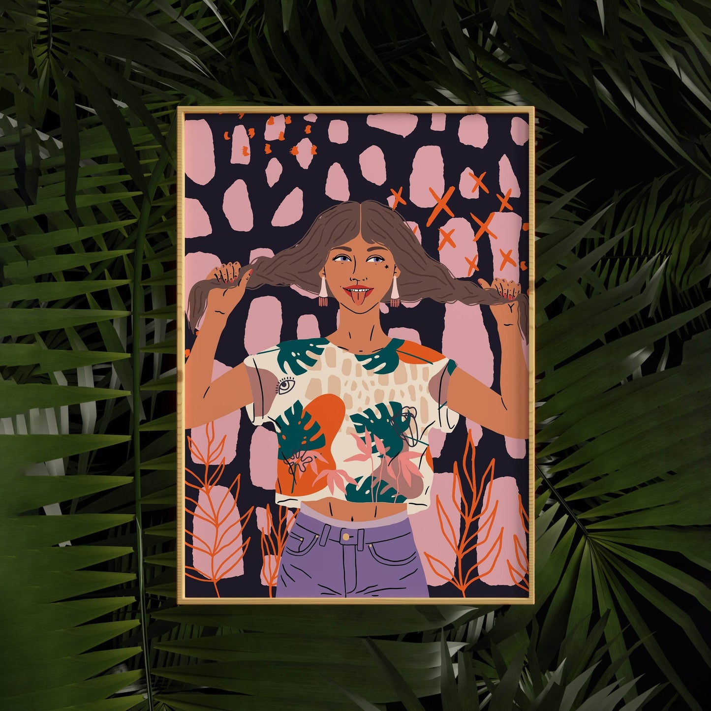 Girly Illustration Poster - HypeSheriff Europe