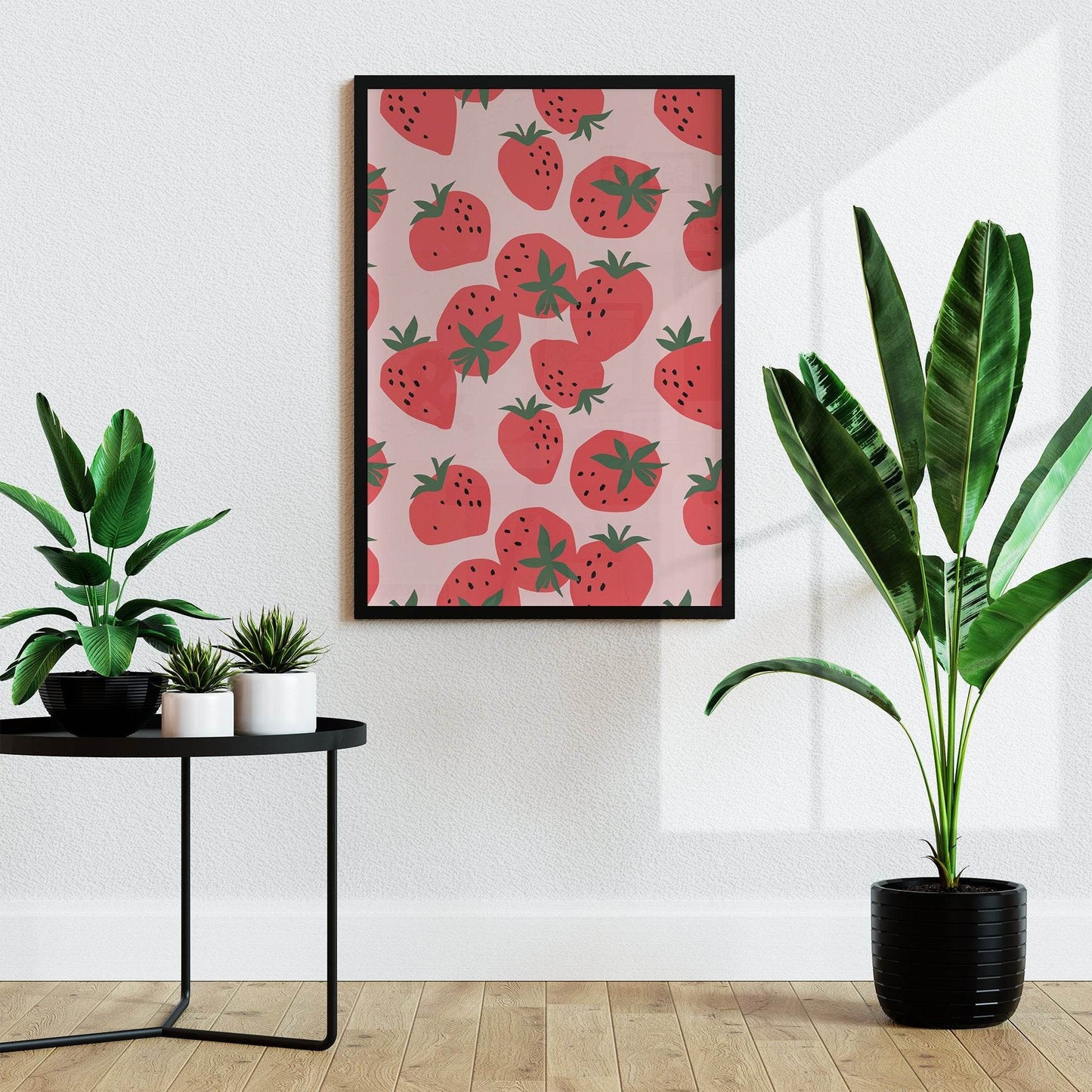 Minimalist Strawberries Poster - HypeSheriff Europe