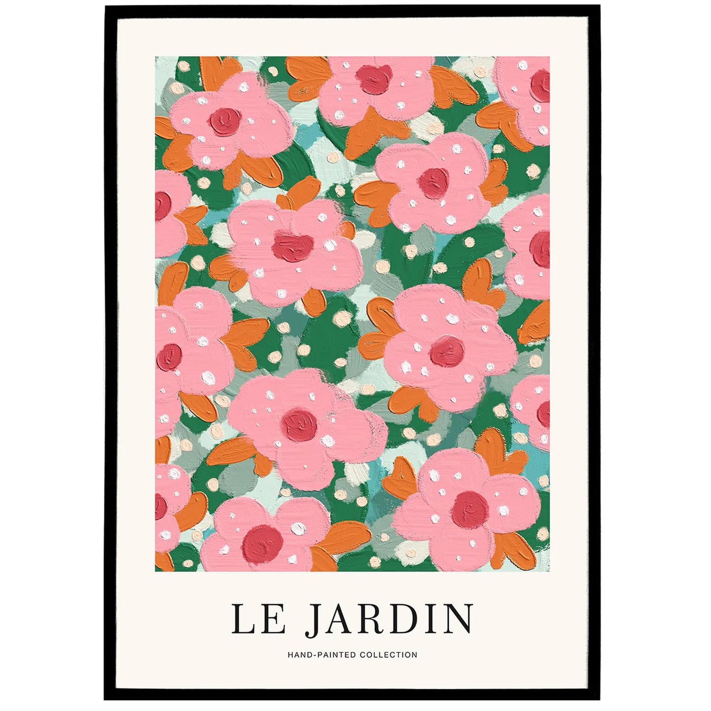Le Jardin Botanical Garden Painted Poster