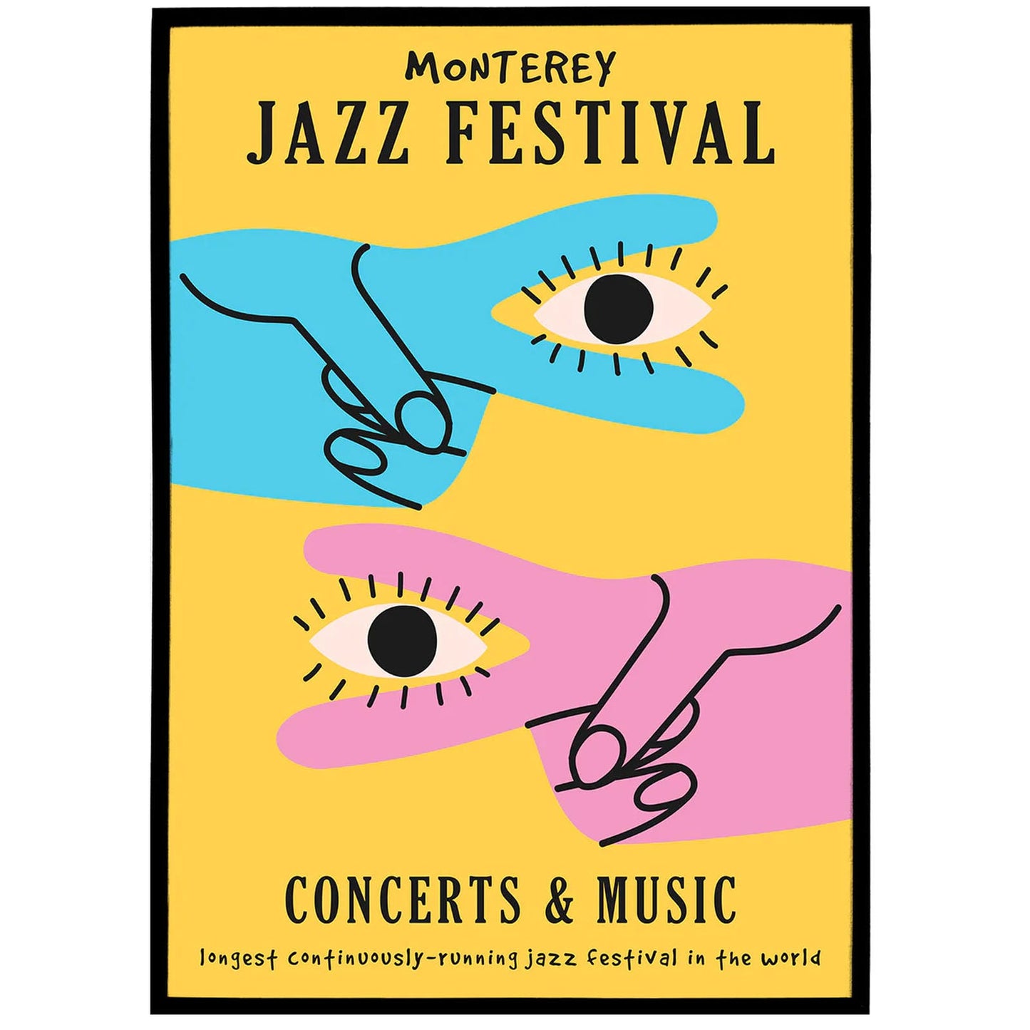 Jazz Festival, Monterey Poster