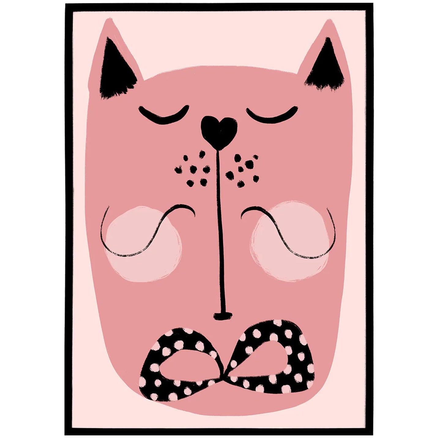 Funny Elegant Mr. Cat Poster