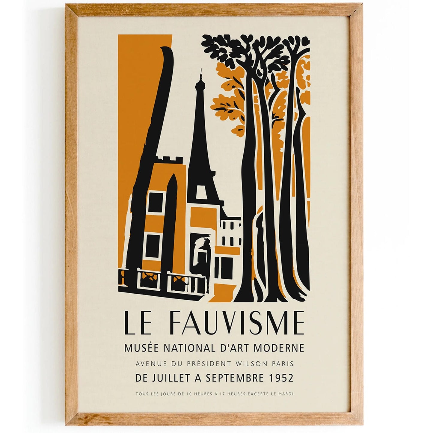 Le Fauvisme Paris Travel Poster