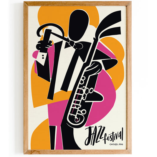 Chicago Jazz Festival 1956 Poster