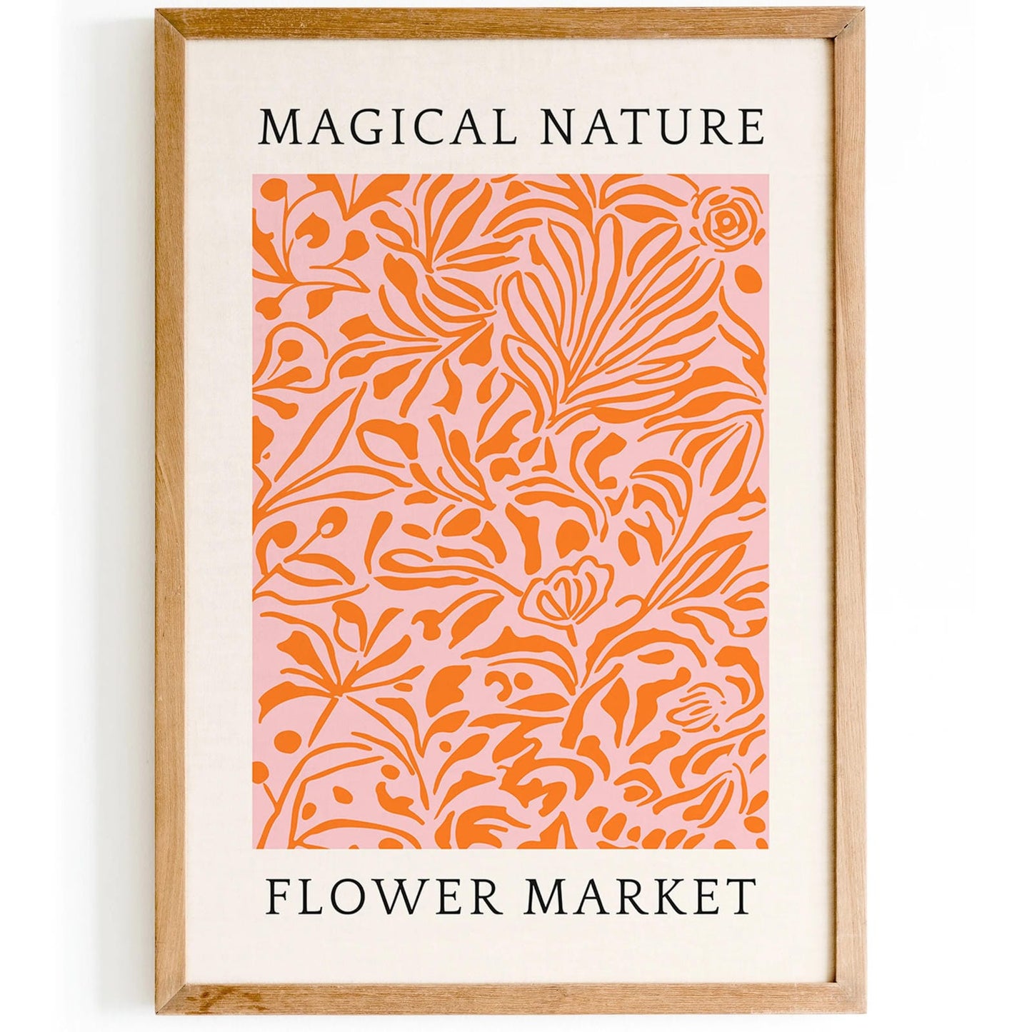 Magical Nature Orange Poster