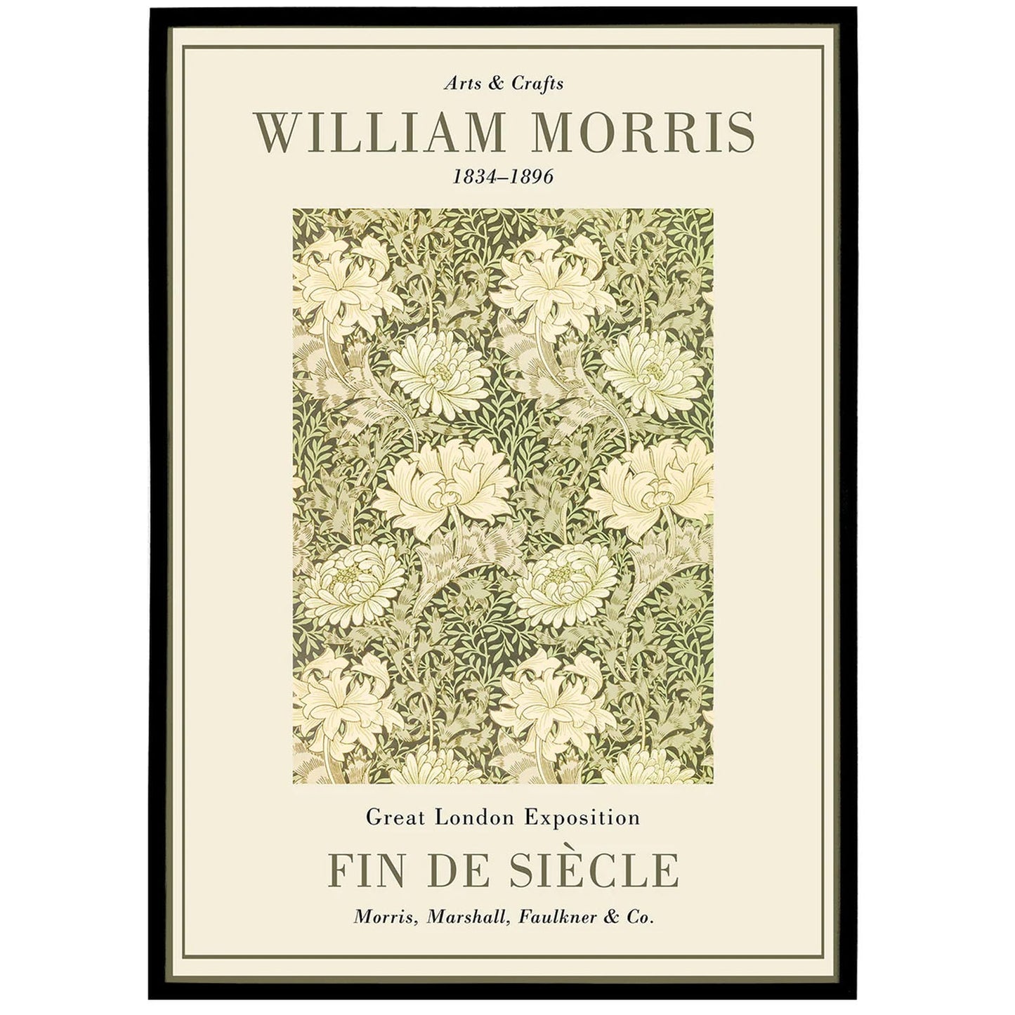 W. Morris, Great London Exhibition Poster