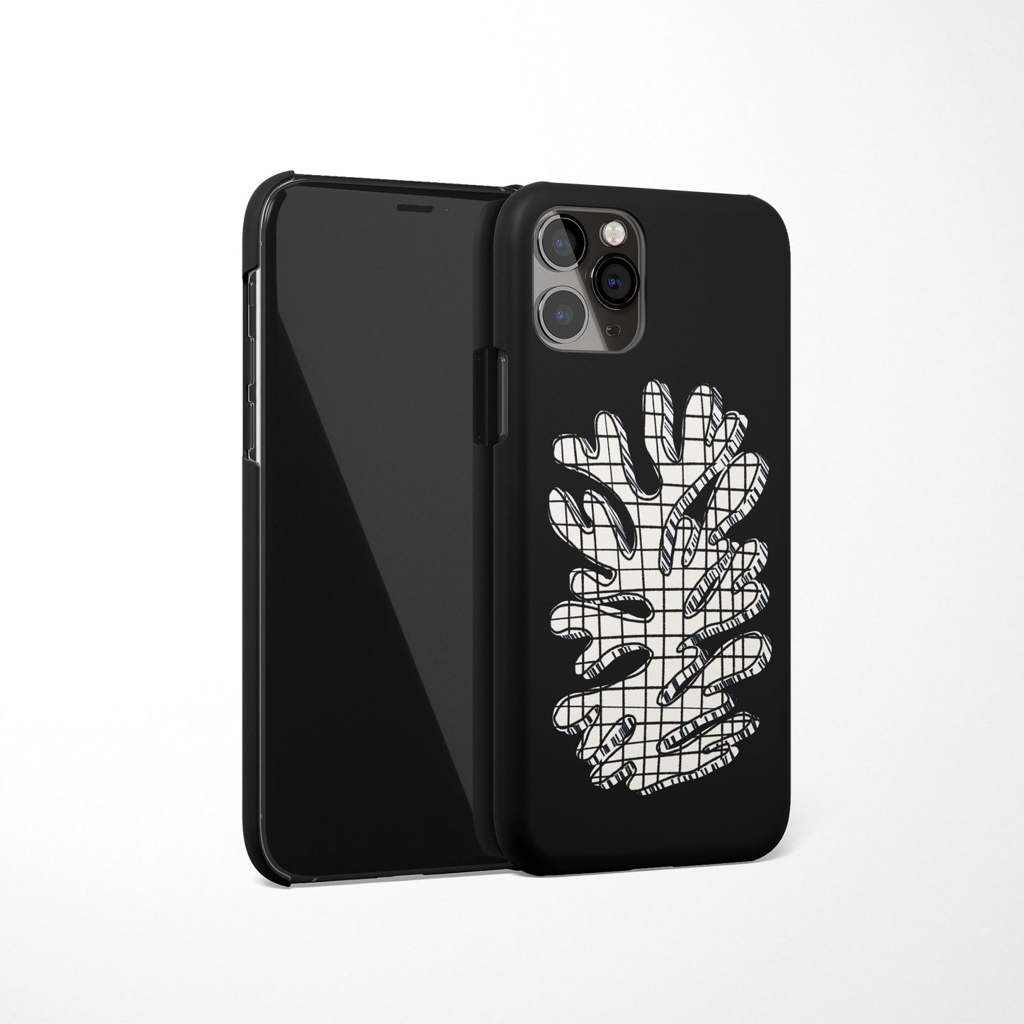 Black Drawing iPhone Case