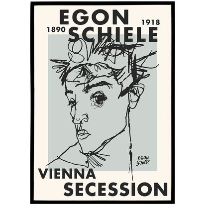 E. Schiele No.2 Poster