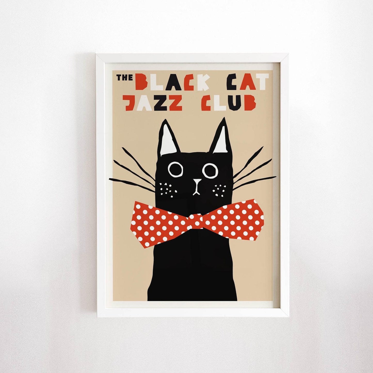 The Black Cat - Jazz Poster - HypeSheriff Europe