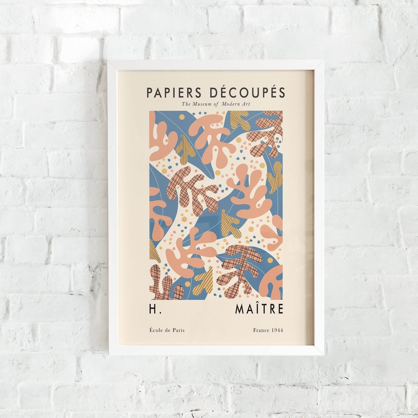 Floral Cutouts Art Print - HypeSheriff Europe