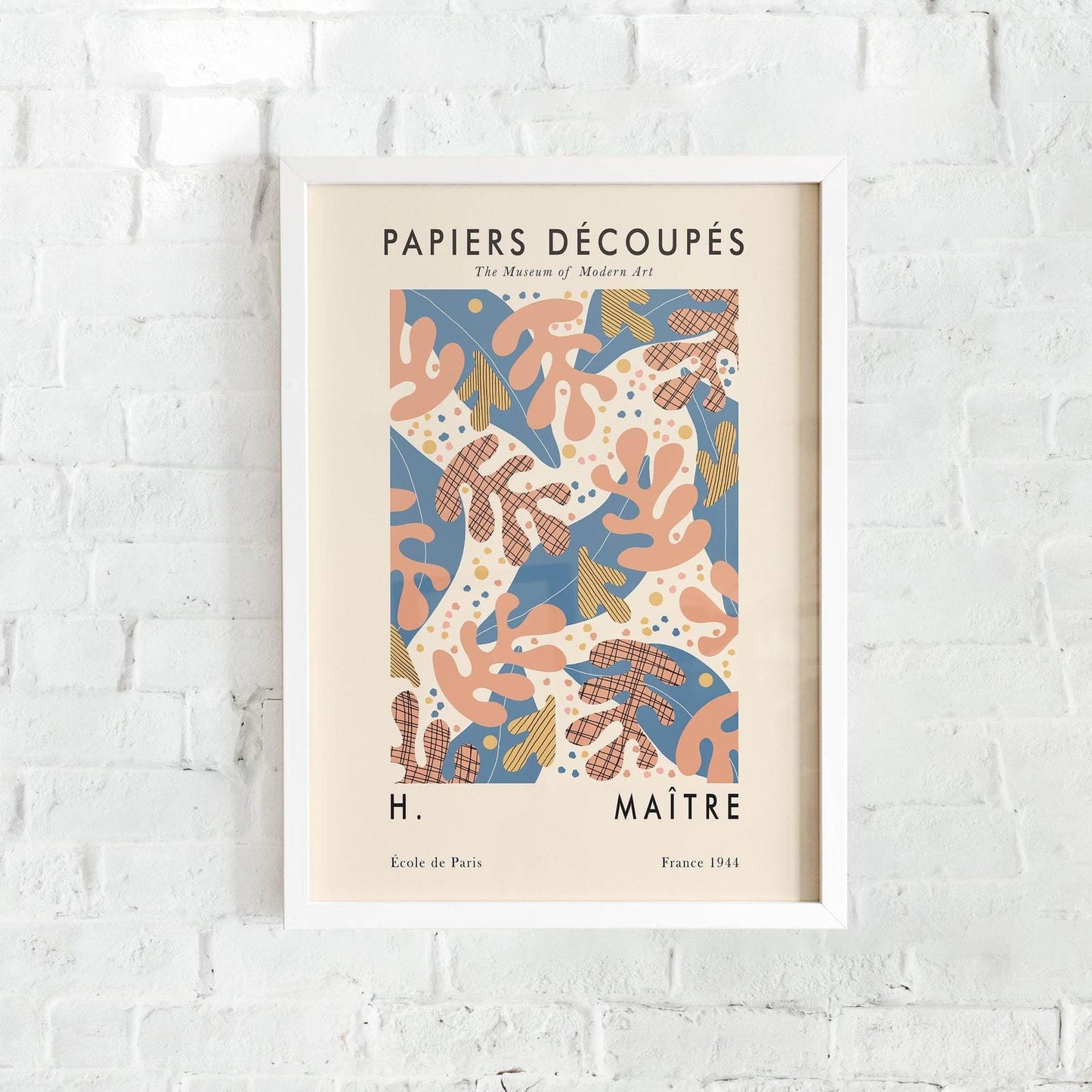Floral Cutouts Art Print - HypeSheriff Europe