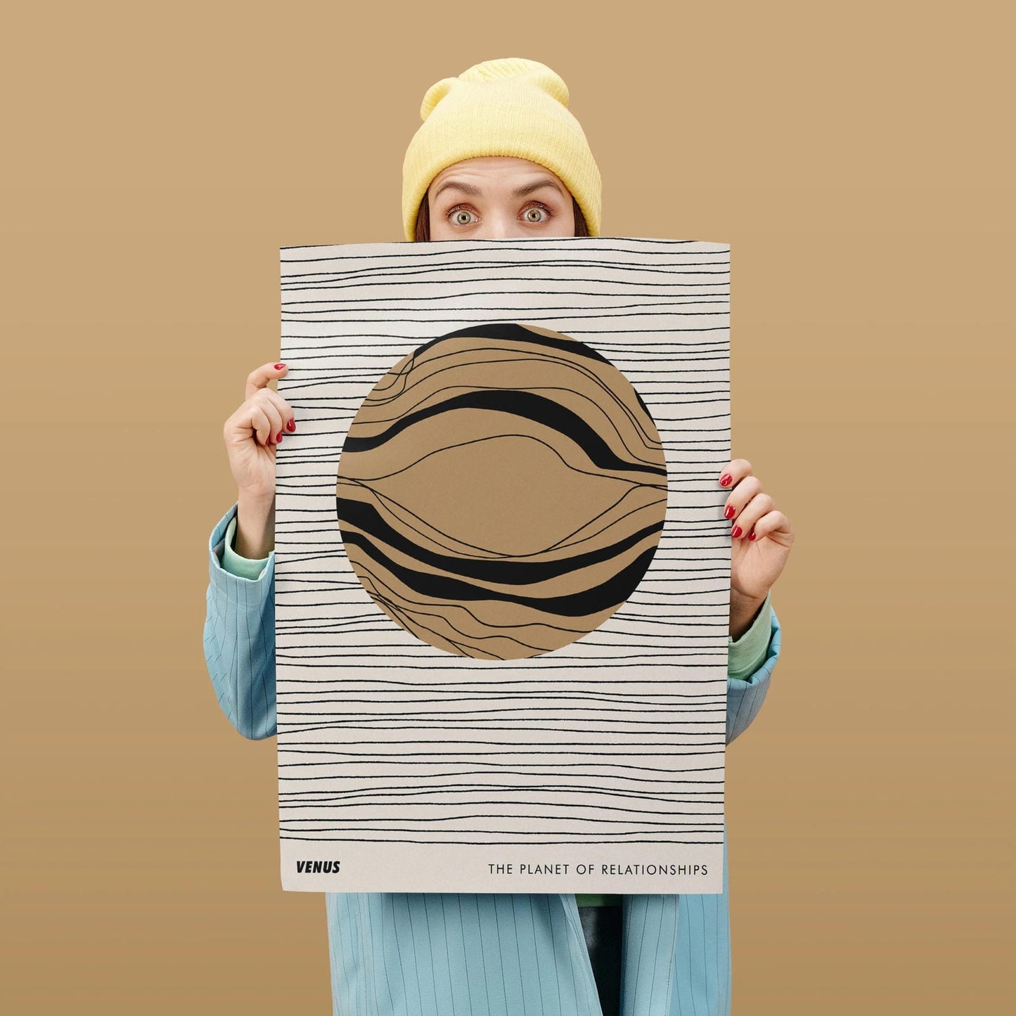 Venus Planet Retro Poster