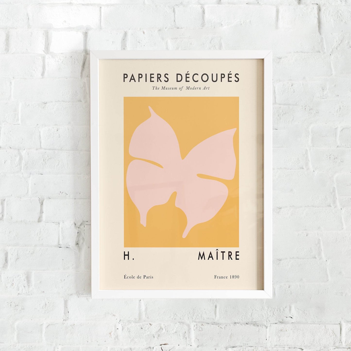 Pink Butterfly Poster - HypeSheriff Europe