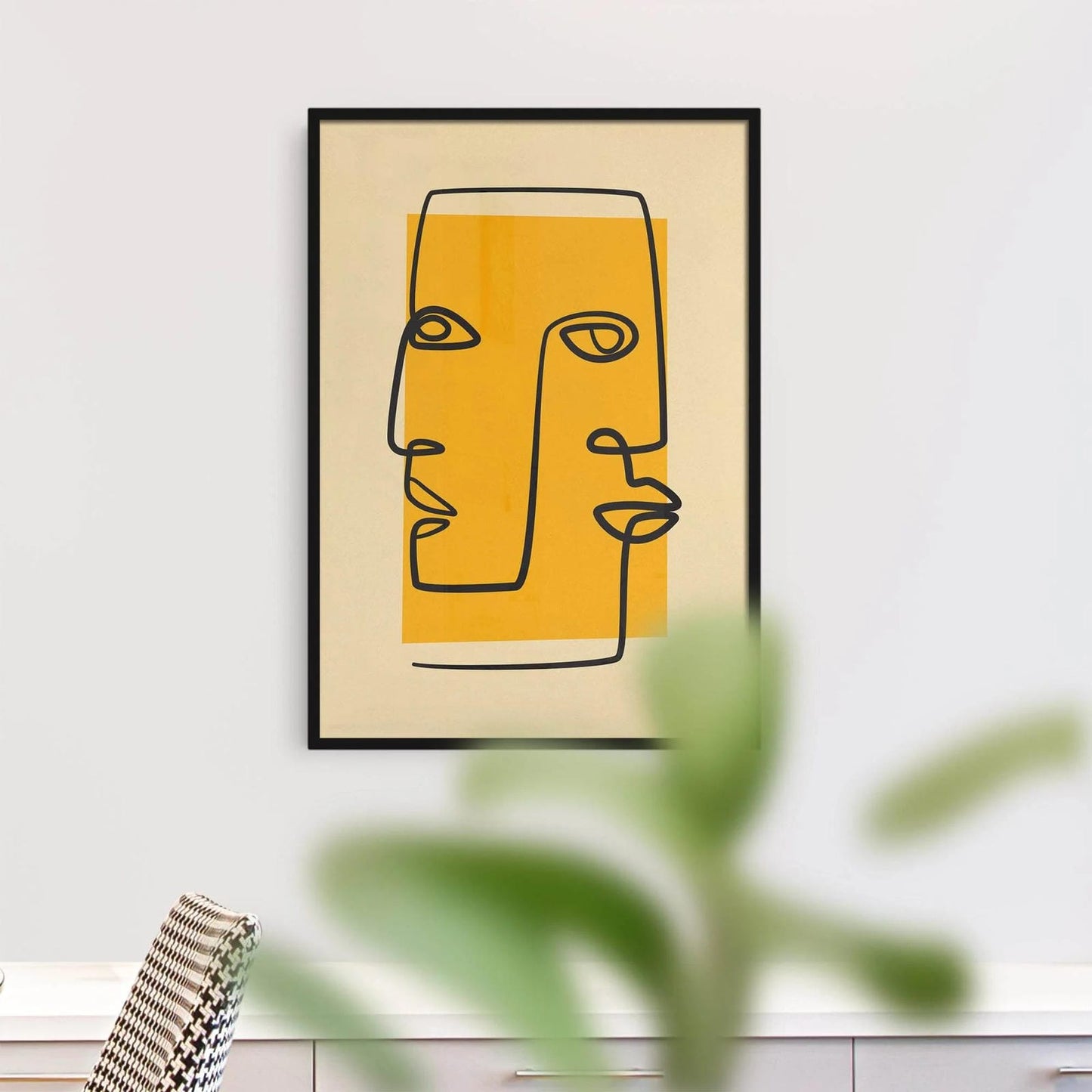 Line Art Cubism Poster - HypeSheriff Europe