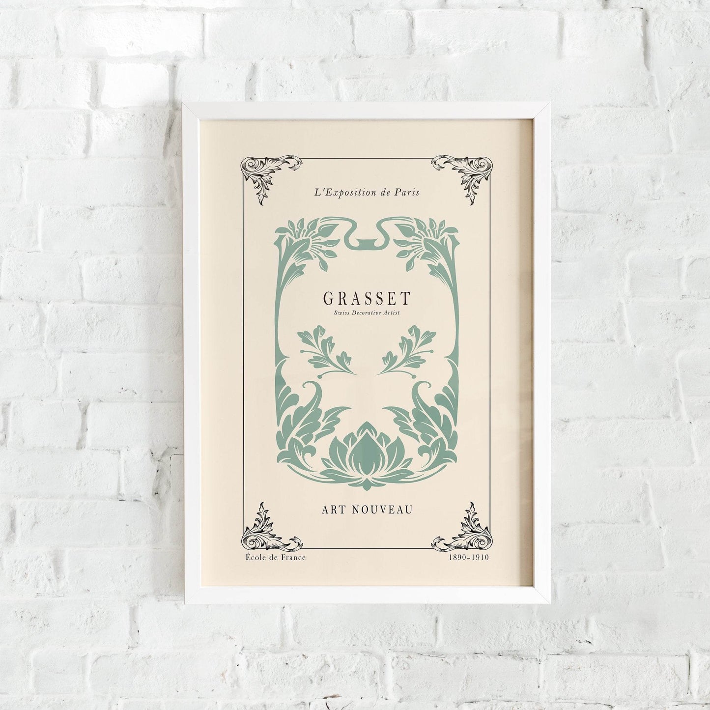 Heritage Art Nouveau Poster - HypeSheriff Europe