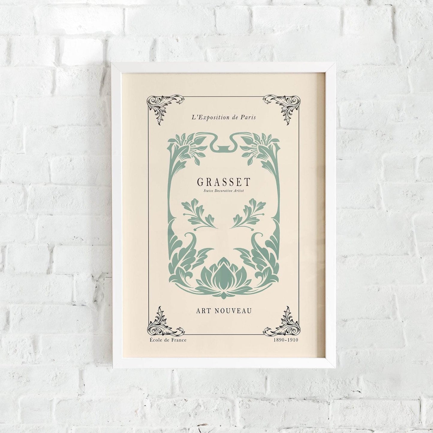 Heritage Art Nouveau Poster - HypeSheriff Europe