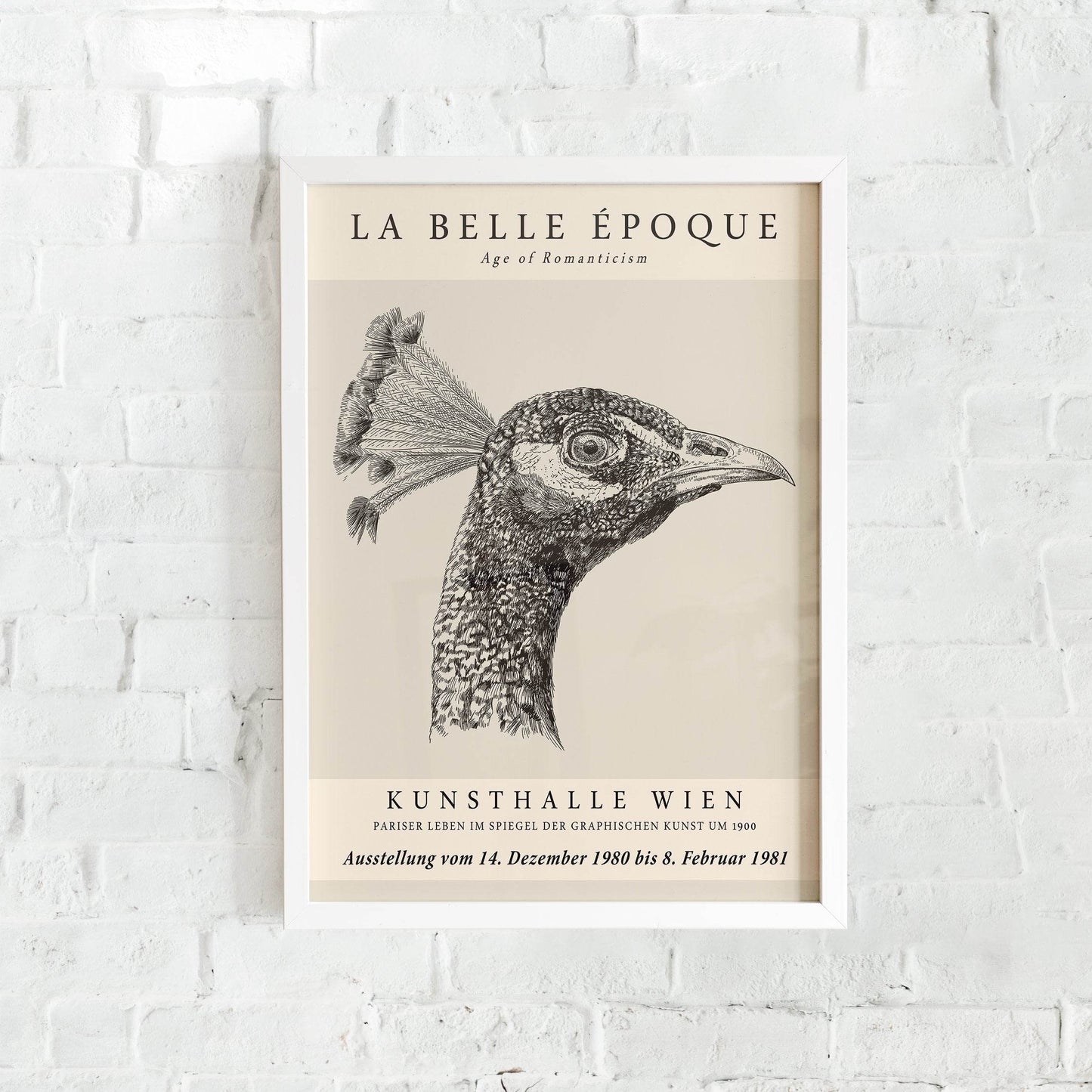 Vintage Peacock Poster - HypeSheriff Europe