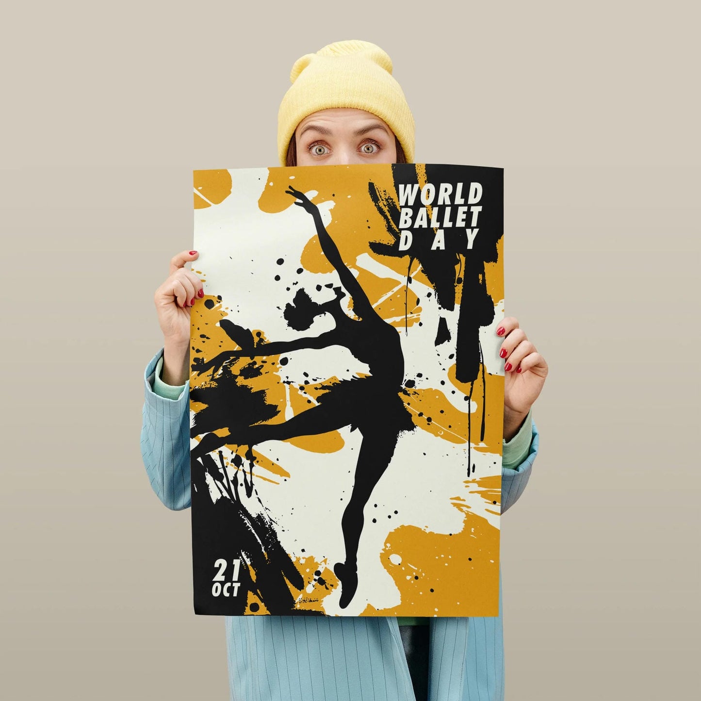 World Ballet Day Art Event Poster