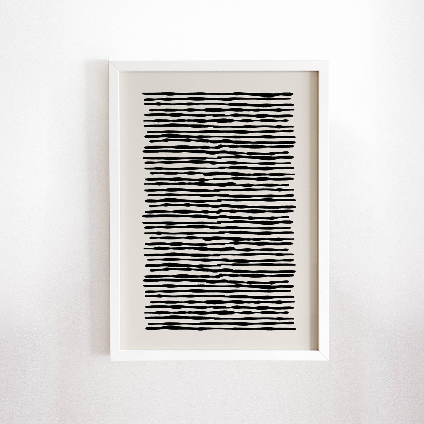 Black and White Abstract Composition - HypeSheriff Europe