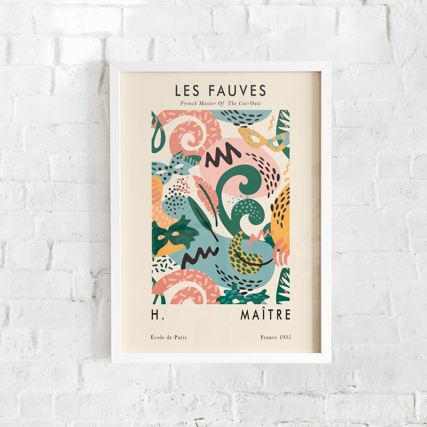 Les Fauves Floral Poster - HypeSheriff Europe