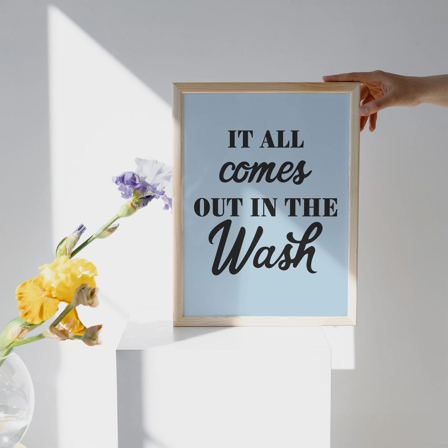 It All Comes Out In The Wash Poster