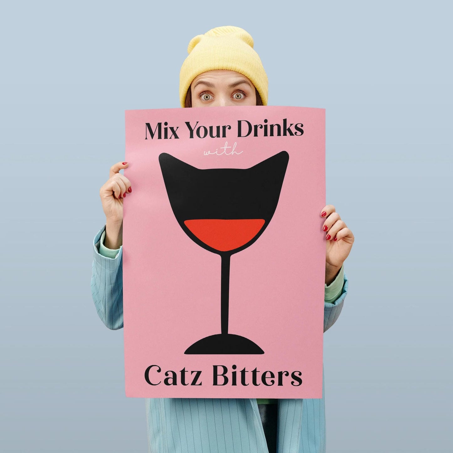 Beverage Catz Bitters Poster