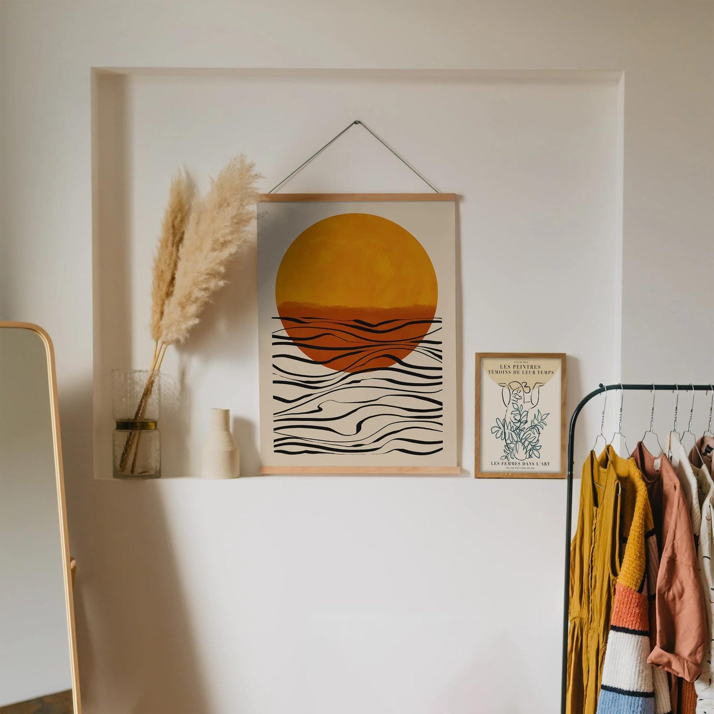 Bohemian Modern Sun Poster