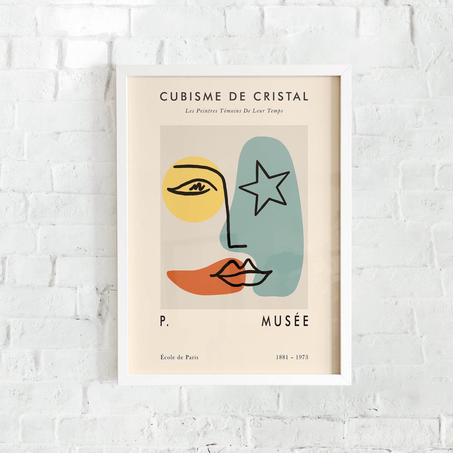 Cubisme de Cristal Art Poster - HypeSheriff Europe