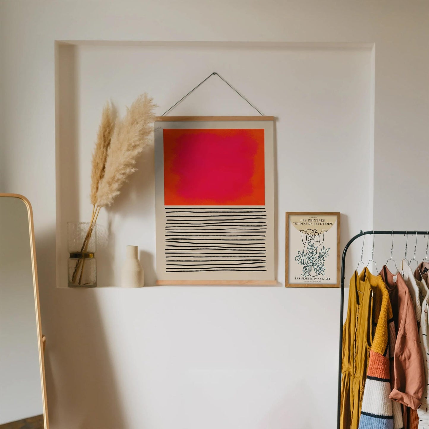 Mark Rothko Inspired Pink Poster