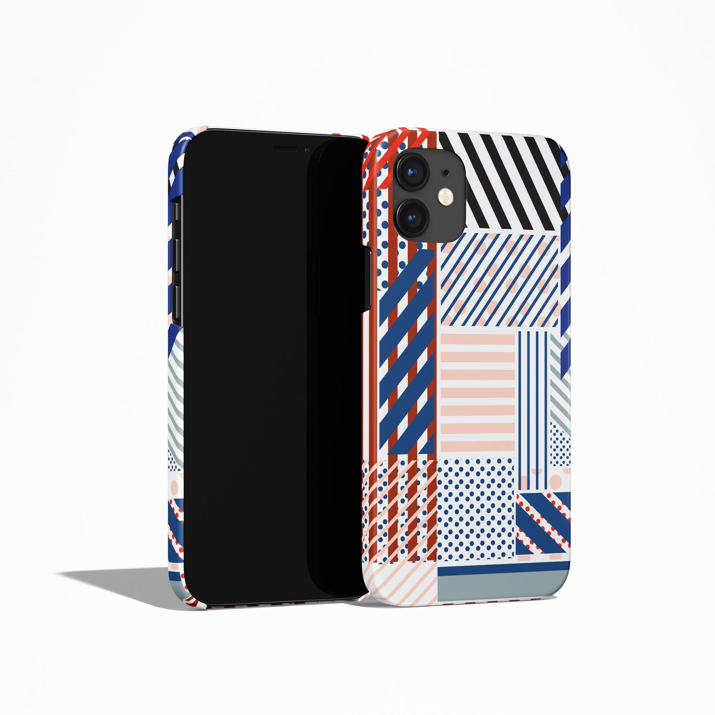 Modern Bauhaus Pattern iPhone Case
