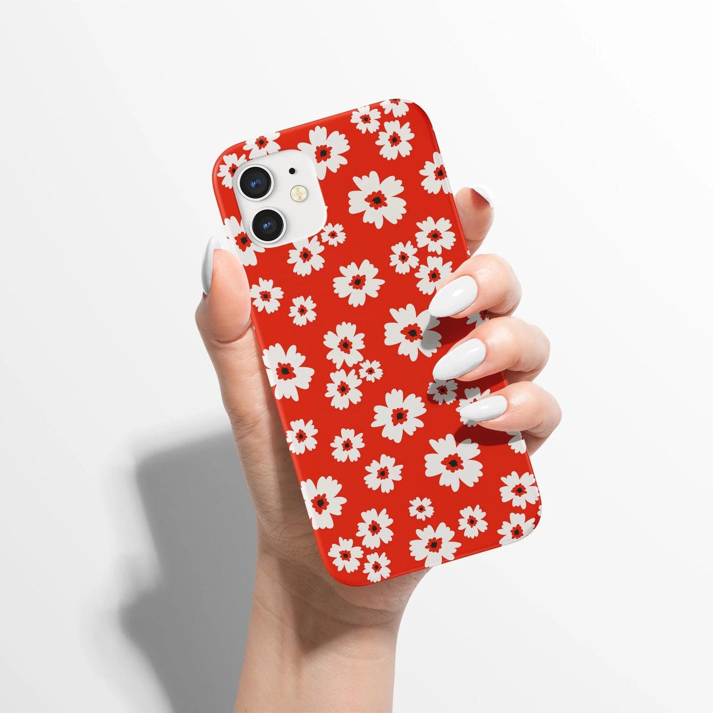 Red Flower Garden Plant Lady iPhone Case