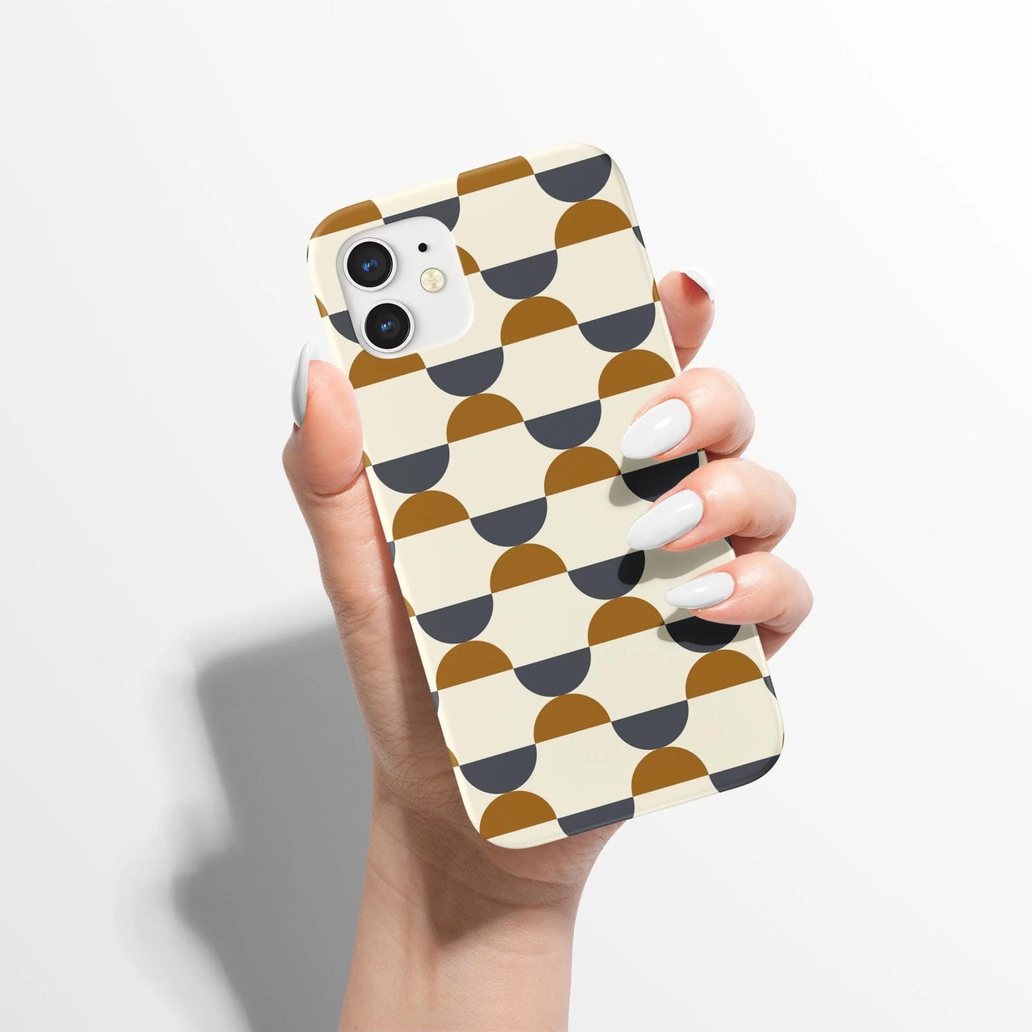 Modern Beige Pattern iPhone Case