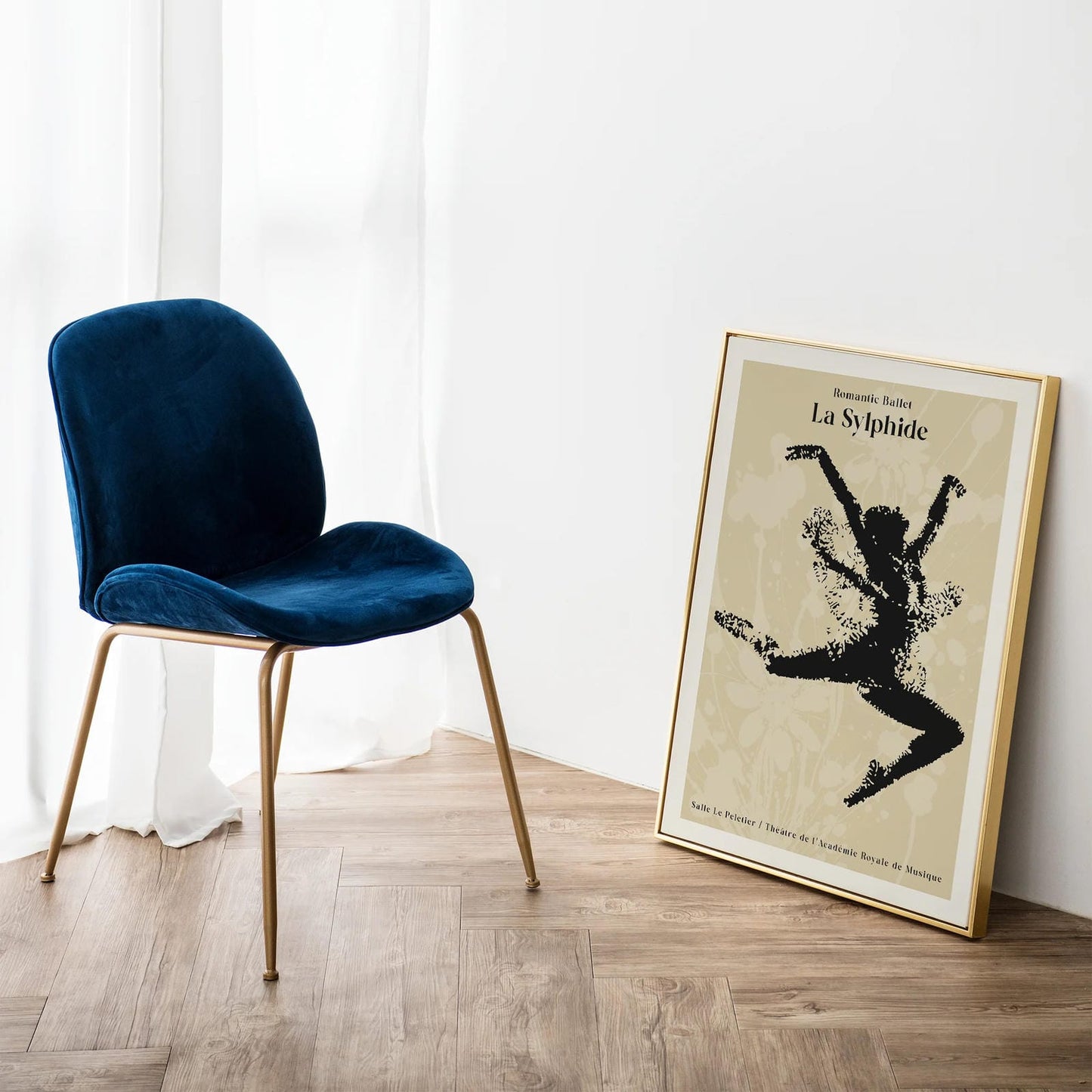 La Sylphide Romantic Ballet Poster