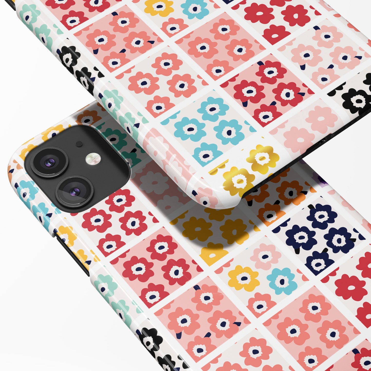 Retro Hippie 60s 70s Floral iPhone Case